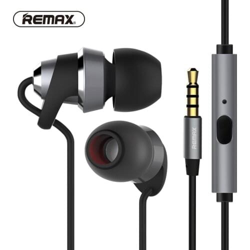 Remax Earphone with Microphone Support Music Control for pc smart phones RM-585