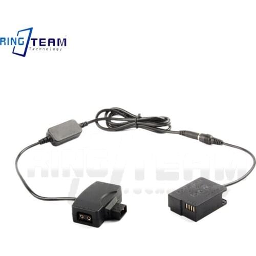 D-Tap to USB Adapter Connector 5V to DMW-BLC12 Dummy Battery DMW-DCC8 DC Coupler for Panasonic Lumix FZ1000 FZ200 FZ300 G7 G6 G5