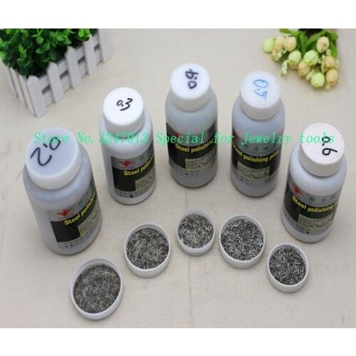 1kg/bottle Steel Polishing Pins Needles Magnetic Tumbler Polisher tools for Jewelry Casting 0.2-0.6mm