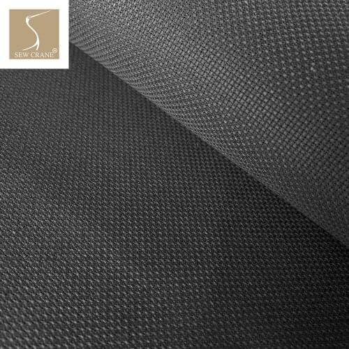 18CT Counted Cross Stitch Fabric Cotton Embroidery Envenweave Fabric Aida Cloth, Black Color