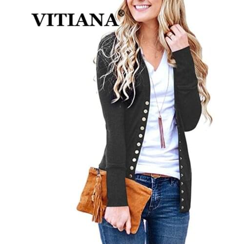 VITIANA Women's Thin Cardigans