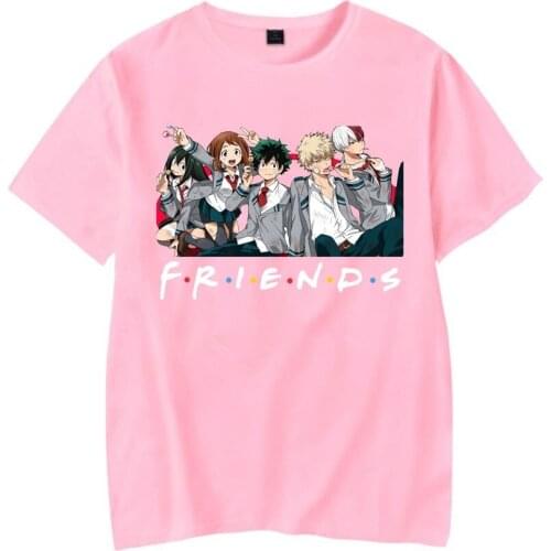 Women My Hero Academia Friends T Shirts Men Kids Graphic Tshirts Unisex Teens Short Sleeve Tee Tops Boys Girls T-shirts Camiseta