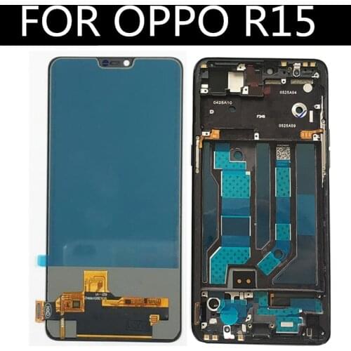 TFT LCD For OPPO R15 LCD Display Screen Touch Digitizer Assembly For OPPO R15 pacm00 cph1835 LCD
