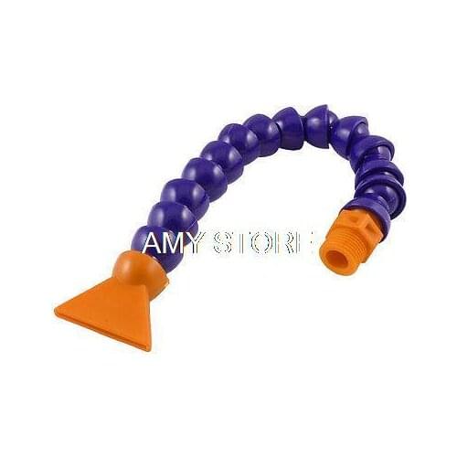 1/2" BSPT Threaded Flat Nozzle Water Oil Coolant Pipe Hose Navy Blue