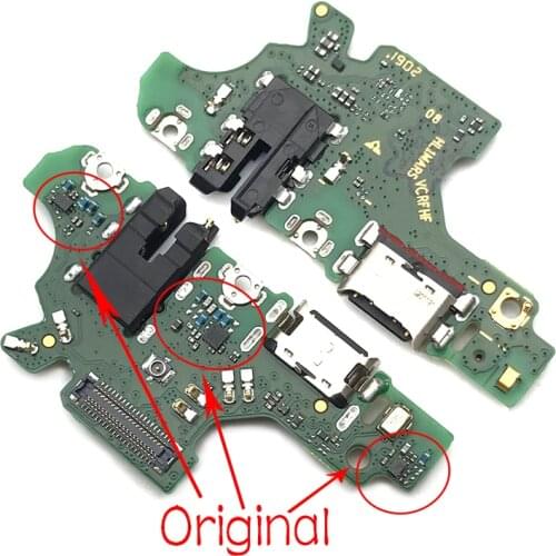 10Pcs/Lot,USB Micro Charger Charging Port Dock Connector Microphone Board Flex Cable For Huawei P30 lite Nova 4e