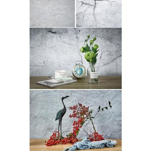 100 Color Cement Texture Vinyl Substrate, Waterproof Art Film, Fruit Plan, Beverage Tableware