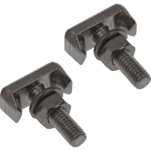 2pcs Battery Cable Terminal Connectors Car T-Bolt Replace 19116852 Stainless Y5GF
