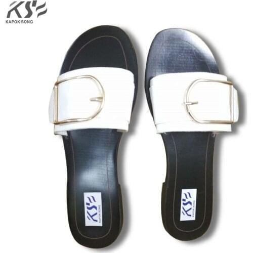 2017 summer sandals women fashinal luxury designer model slipper genuine cow really leather lady shoes D excellent slipper