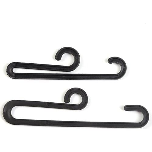 50 pcs Black Socks Hanger hook stockings pants hose gloves towel bag packaging display hanger clip gloves pack card hook