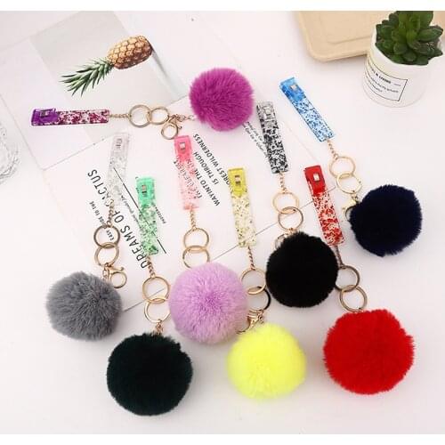 Acrylic Card Puller Custom Your Own Credit Card Grabber Keychain For Long Nails