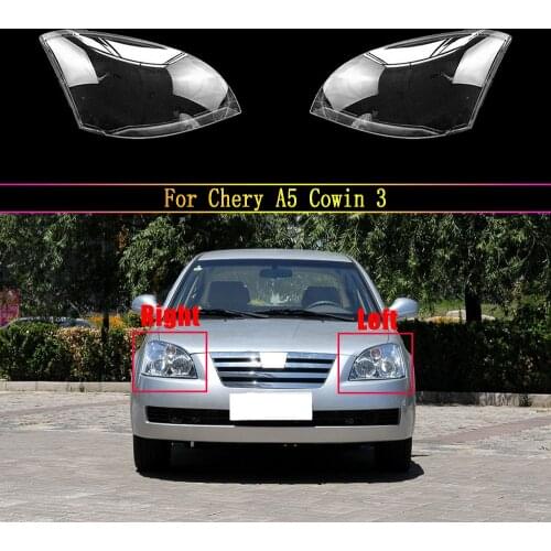 Car Headlight Glass Cover Head Light Lens Automobile Headlamp Covers Styling For Chery A5 Cowin 3