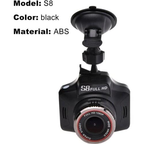 S8 Car Dash Cam Professional Speed Control 2-in-1 Speed Radar Detector with Camera for Vehicles