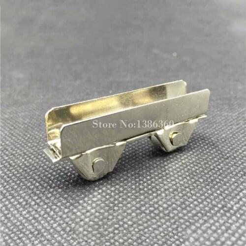 Free Shipping 8PCS Glass Sliding Door Wheel Cabinet Roller Clamp Pulley Wheel For 8mm Glass Door CP514