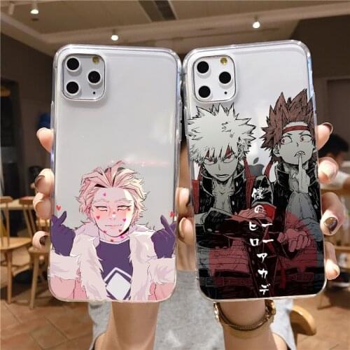 Anime My Hero Academia deku bakugou Boku no Hero Academia Case For iphone 11 12Pro Mini 8 7 6 Plus XS MAX SE2020XR Fundas Coque