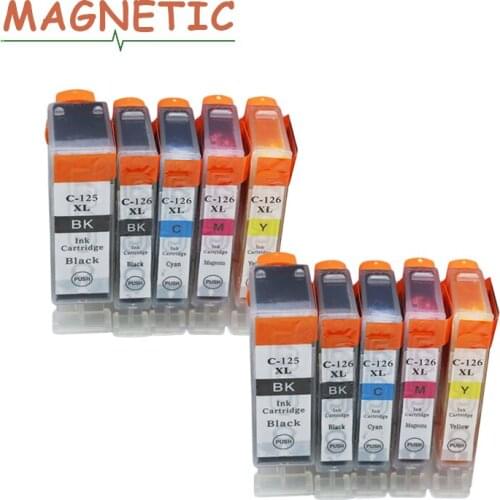 Printet Compatible PGI125 CLI126 Ink Cartridge For Canon PIXMA IP4810 IP4910 IX6510 MG5210 MG5310 MG6110 MG6210 pgi 125 pgi-125