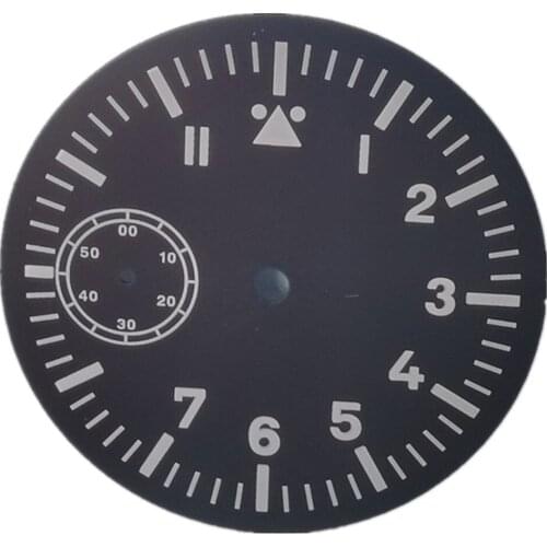 39mm Luminous Watch Dial Fit Eta6497 Seagull St3600 Manual winding movement