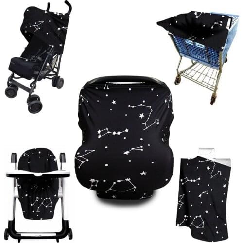 Baby Nursing Covers Pregnant Cover For Woman Stretchy Nursing Breastfeeding Cover Multi Use Car seat Canopy Stroller