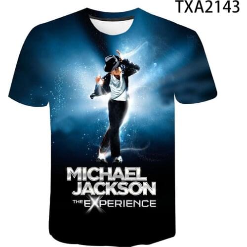 New Summer Michael Jackson 3D T shirt Fashion Men Women Children Casual Streetwear Boy Girl Kids Printed T-shirt Cool Tops Tee