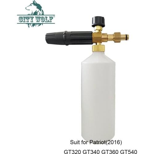 City Wolf High Pressure Snow Foam Lance Foam Gun for Patriot 2016 GT320 340 360 540 Car Washer accessory auto spare parts