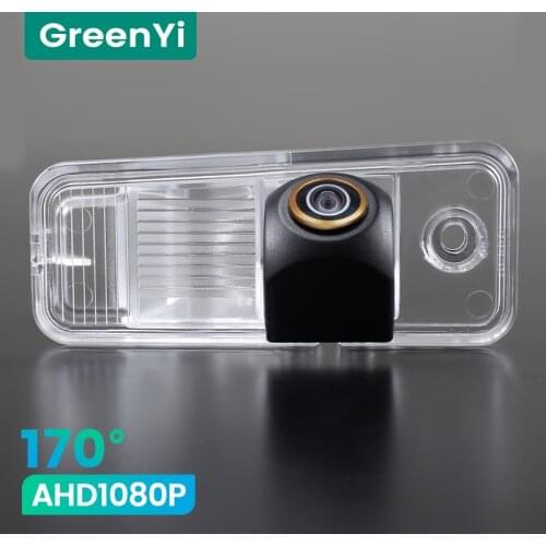 GreenYi 1080P HD 170° Car Rear View Camera For Hyundai Santa Fe IX25 Creta Carens Azera SantaFe 2013-2015 4 pin Vehicle Parking