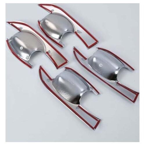 Chrome ABS Style Door Handle Bowl Cover Trim for 2017-2021 Mitsubishi Eclipse Cross 4PCS