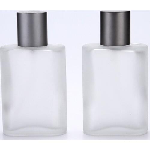 30ml 50ml 100ml Frosted Glass Refillable Atomizer Perfume Spray Bottle High-end Personality Liquid Empty Cosmetic Container