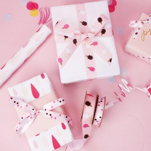 Cartoon Christmas Ribbons Bouquet Birthday Child Gifts Box Packaging Decoration Lover Wedding Event Party Cake DIY Decor