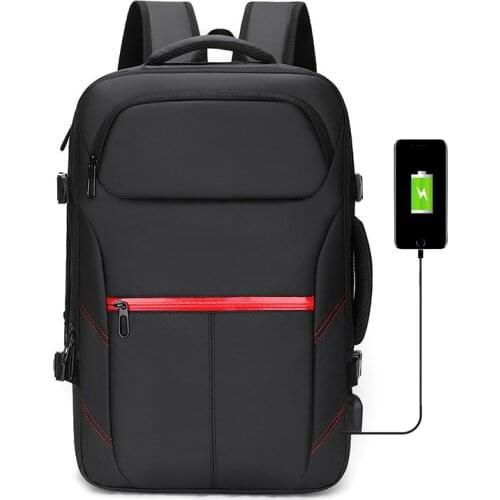 2020 Men backpack Extended large capacity 15.6 inch Laptop Backpack waterproof travel bag USB charging Backpack Business Mochila