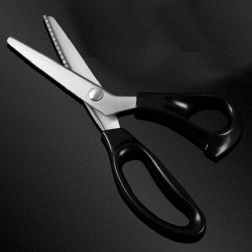 Zig Zag Cut Scissors Sewing Tailor Pinking Shears Scissor Leather Craft Fabric Textile DENIM Cutting Sewing Scissors Dressmaking