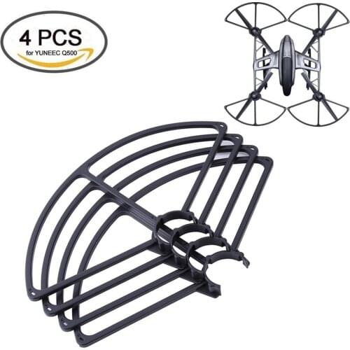 4pcs/set Plastic Propeller Guard Quick Release Blades Protective Rings for Yuneec Q500 4K Drone Propeller Protector Parts