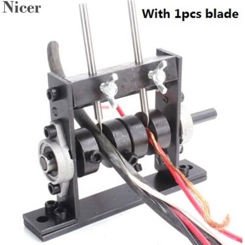 Portable Wire Stripping Machine Scrap Cable Peeling Machines That Could With Drill And 1/2PCS Blades Carbon Steel Hand Tools