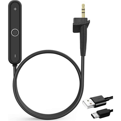 Portable Bluetooth 5.0 Handsfree Stereo Audio Adapter Mini Wireless Music Receiver for Bose Around Ear AE2 AE2i AE2w Headphones