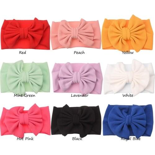 32PCS Fabric Bow Headband turban Hairband headwear Hair Accessories Hair Bows Headbands turban head wrap