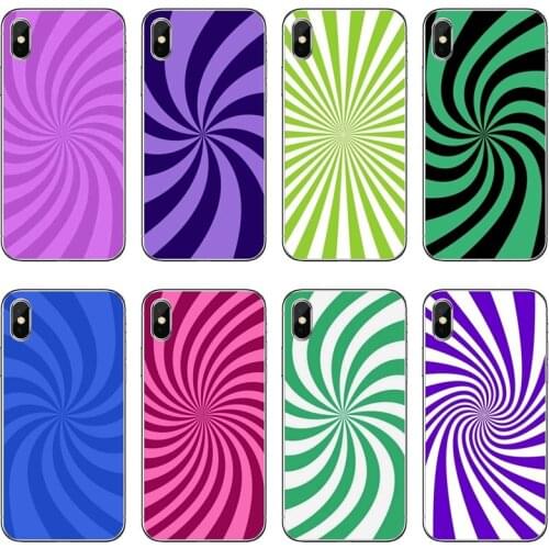 Spiral backgrounds pattern Transparent Phone Case For iPhone 12 11 Pro Max Mini XS Max XR X 8 7 Plus 6 6S Plus 5 5S SE 2020