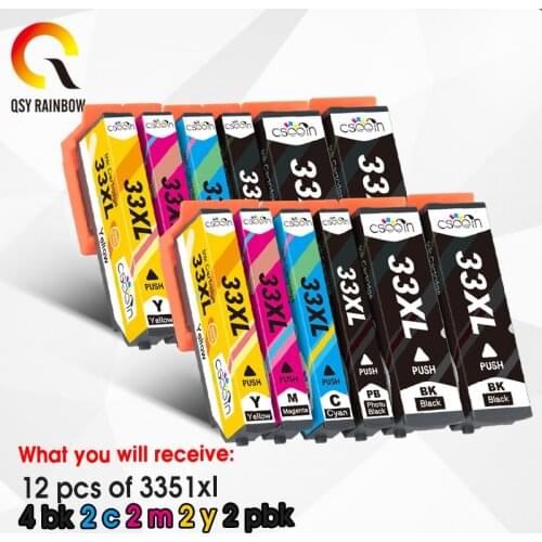 Comepatible for EPSON 33XL T3351 Ink cartridge for Expression Premium XP 530 630 640 635 645 830 900 Printer