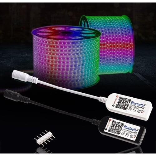 RGB Light Bar Bluetooth LED Controller Lights String Music Controller Lighting Controller 4-Way 5-Pin Head