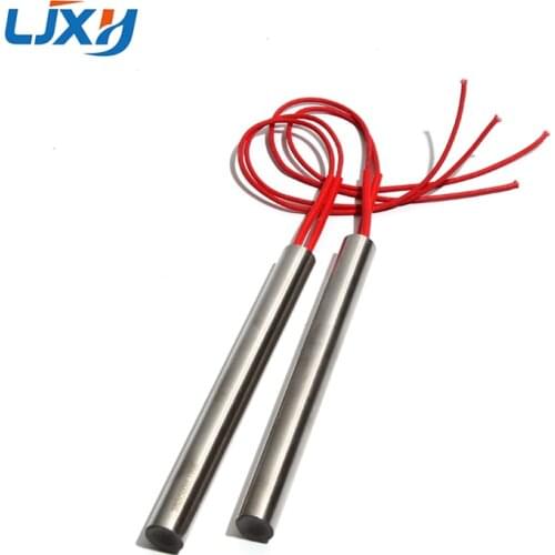 LJXH 2PCS 12.5mm 80~150mm Tubular Cartridge Heaters 110/220/380V SUS Electric Heating Pipe 250/260/310/370/470W Resistance Part
