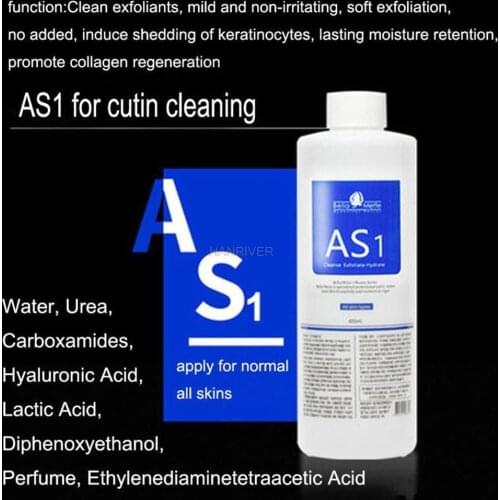 Aqua peel solution skincare liquid/serum for oxygen jet small bubble hydrafacial machine AS1 AO3 SA2 solution serum 400ml per