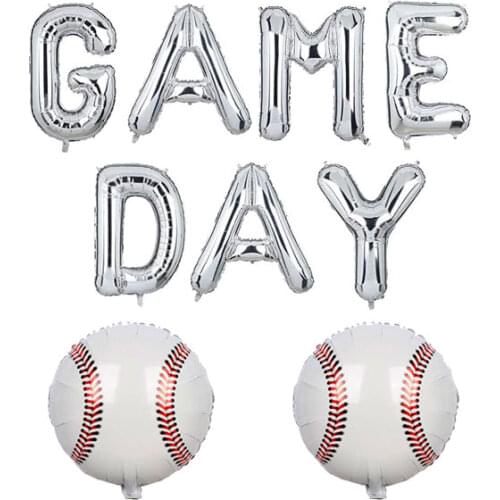 16 Inch Letter Game Day 18 Inch Baseball Balloon Kit