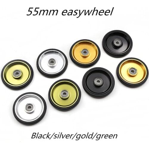 4 colors no logo easy wheel 55mm for brompton bike easywheel gold silver black green