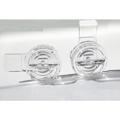50PCS/LOT HIGH QUALITY L47x30mm Clear Crystal Transparent Acrylic Hinge Drawer Door Lock Catch