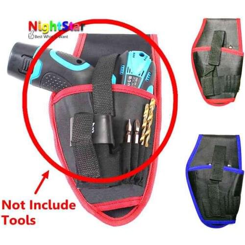 6 Pockets Oxford Tool Pouch Electrician Tools Bag Electrician Tool Belt Waist Pocket Tool Belt Pouch work belt / Random Color