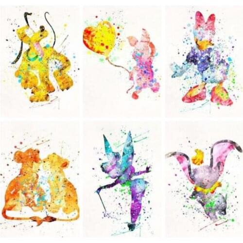 Diamond Painting Disney Cartoon Mickey Minnie Goofy Donald Duck Diamond Embroidery Full Cross Stitch Kits Mosaic Home Decor