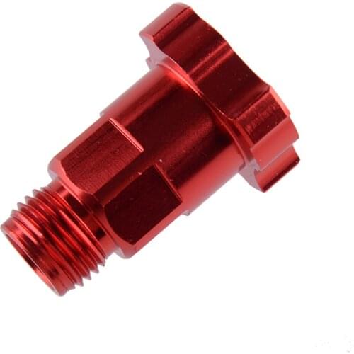 Car M16*1.5mm External Thread Aluminum fit for PPS Adapter Spray Cup Connector Pot Joints Red
