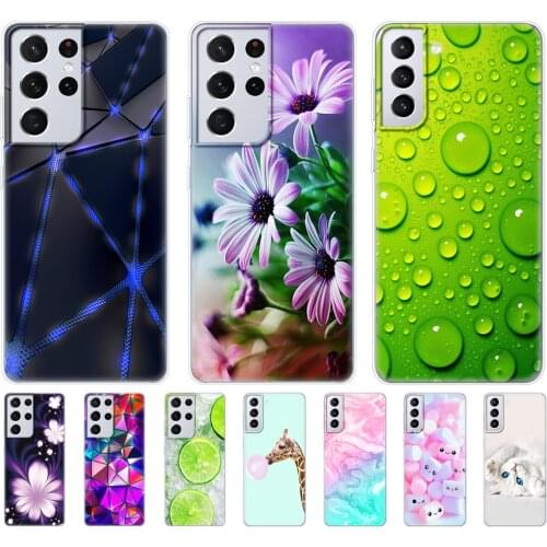 For Samsung Galaxy S21 | S21+ | S21 Ultra 5G Case For Samsung S21 plus Phone Cover GalaxyS21 S 21 Silicon TPU Bumper Back Funda