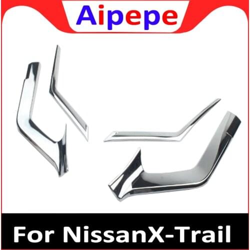 For Nissan x-trail x trail xtrail Rogue T32 2014 2015 2016 Hot ABS Chrome Front grille decoration cover trim stickers case
