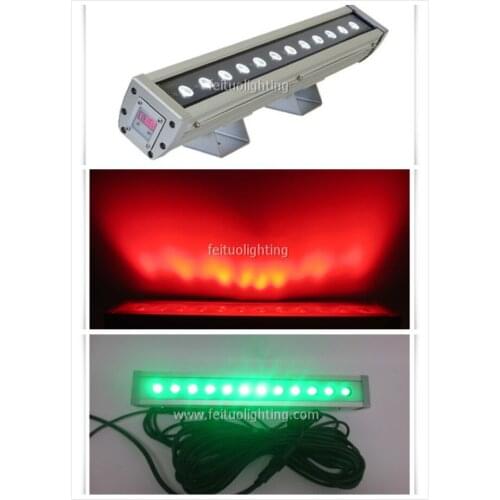 H-6/lot Waterproof 12x10w rgbw 4 in 1 LED lighting Bar 0.5M 1/2M Batten Uplighter Wall Washer DJ light dmx ip65