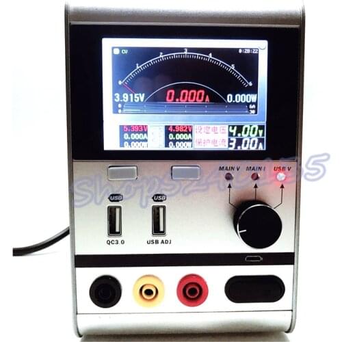 HR3006 30V 6A Intelligent Voltage Regulator Current Power With Fast USB Charging Port Phone Repair Tool Updated from HR1203