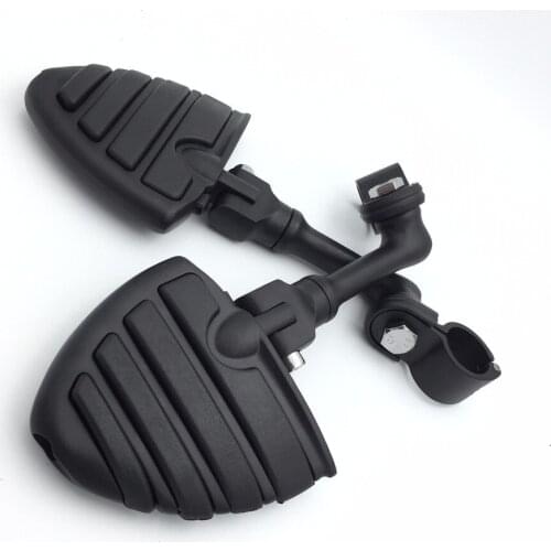 Aftermarket Foot Pegs For Honda GoldWing VTX1300 Shadow Valkyrie Triumph Rocket With 1-1/4 Inch (1.25") Front Engine Guard