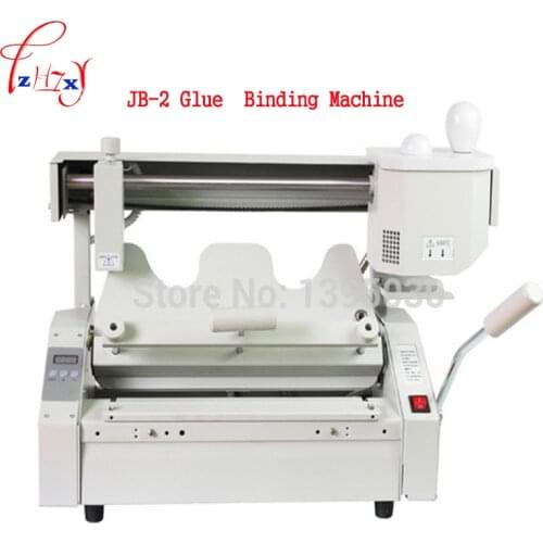 Hot melt book glue binding machine JB-2 Desktop binding machine glue book binder machine booklet maker 110V/220V